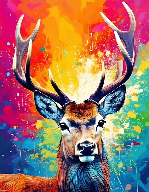 Proud Young Stag Art Canvas